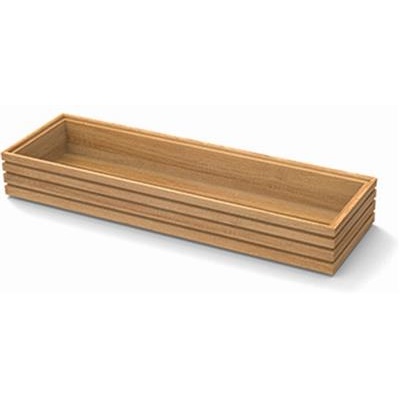 [53049] Houten tray 2/4GN (h)7.5cm oak Flow
