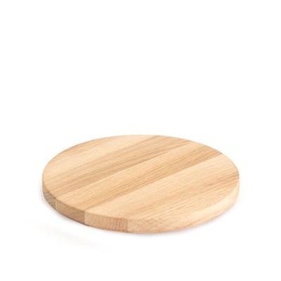 [53085] Houten plank rond 21.8cm oak Plinth Tilt