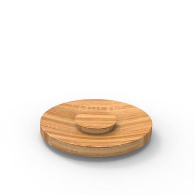 [53089] Deksel hout 20.7cm oak Tilt