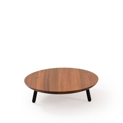 [53095] Buffetverhoger rond 32.5(h)8.0cm walnut Alto
