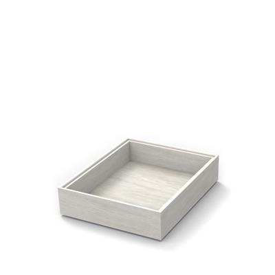 [53124] Houten tray 1/2GN (h)7.5cm white Flow