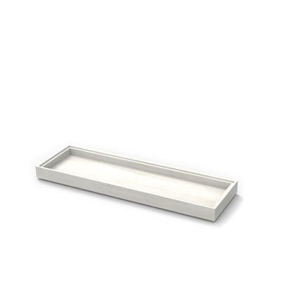 [53126] Houten tray 2/4GN (h)4.0cm white Flow
