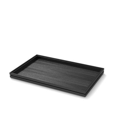 [53130] Houten tray 1/1GN (h)4.0cm black Flow