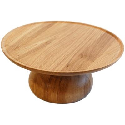 [54229] Buffetverhoger rond 32.0x(h)13.6cm oak Medium