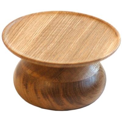 [54231] Buffetverhoger rond 15.7x(h)8.0cm oak Small
