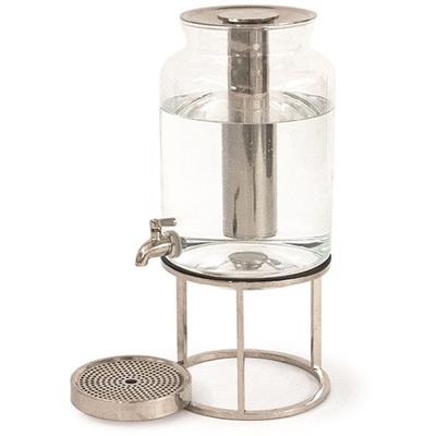 [54343] Sapdispenser metKraan 8.0L Glas Tilt