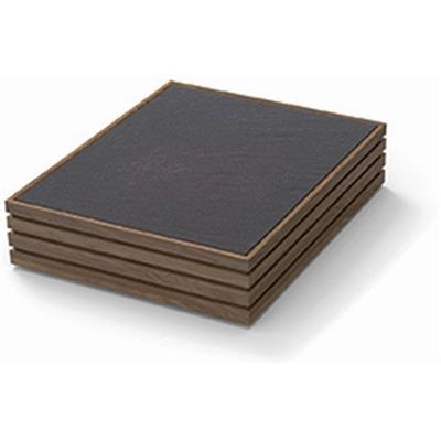 [55398] Houten tray 1/2GN (h)7.5cm walnut Flow Cooling