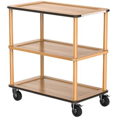 [58154] Trolley 91.5x53.5x(h)95.9cm Modern oak