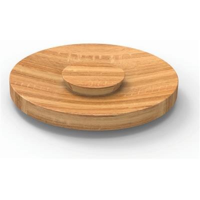 [58216] Deksel hout 11.6cm oak Tilt