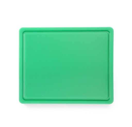[0467] Snijplank 32.5x26.5x1.2cm groen met sapgeul