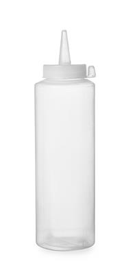 [1034] Knijp/doseerfles 0.35l transparant