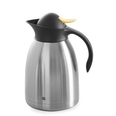 [3647] Isoleerkan thee/koffie 1.5l metgele drukknop