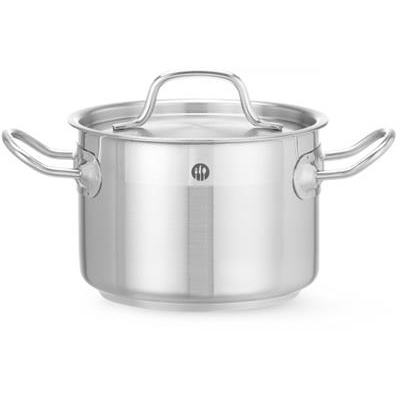 [9666] Kookpan met deksel 2.0l Profi Line RVS