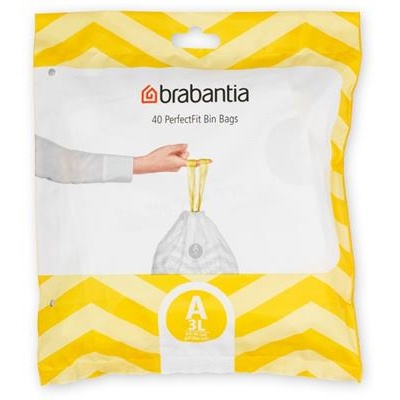 [55594] 40 st afvalzak PerfectFit 3-5l Brabantia code a