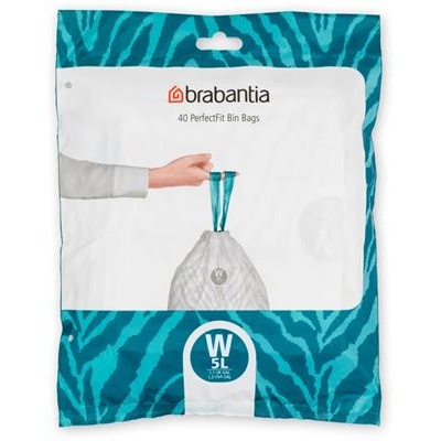 [55596] 40 st afvalzak PerfectFit 5.0l Brabantia code w