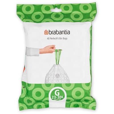 [55618] 40 st afvalzak PerfectFit 23-30l Brabantia code g