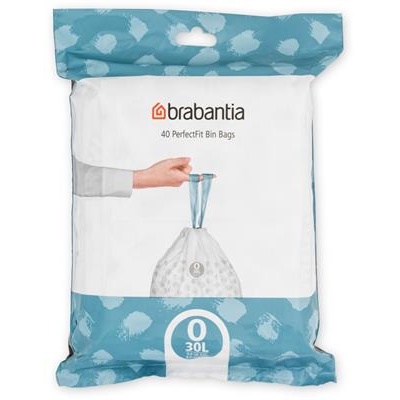 [55619] 40 st afvalzak PerfectFit 30.0l Brabantia code o