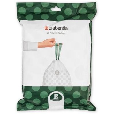 [55620] 40 st afvalzak PerfectFit 36.0l Brabantia code r