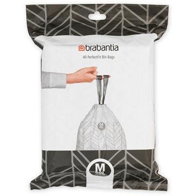 [55623] 40 st afvalzak PerfectFit 60.0l Brabantia code m