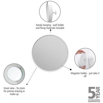 [55639] Badkamerspiegel 20.4cm mindset Brabantia white