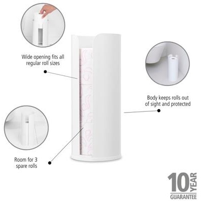 [55669] Toiletrolhouder renew Brabantia white