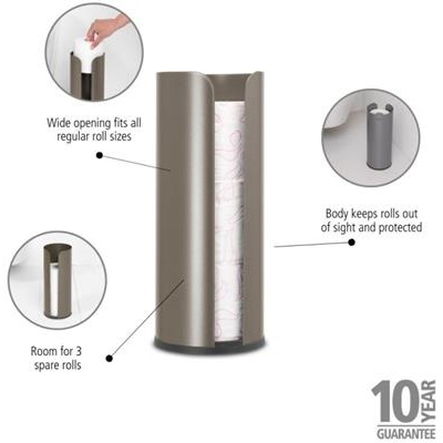 [55672] Toiletrolhouder renew Brabantia platinum