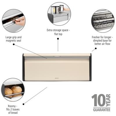 [55730] Broodtrommel 18.0l Brabantia soft beige