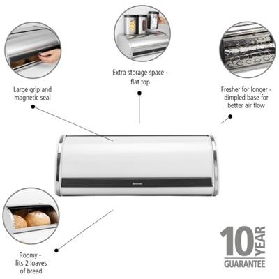 [55737] Broodtrommel 16.0l Brabantia white