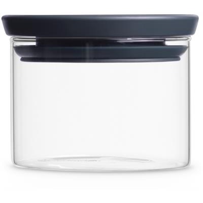 [55752] Voorraadbus rond 0.3l Brabantia dark grey