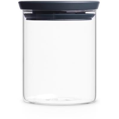 [55753] Voorraadbus rond 0.6l Brabantia dark grey