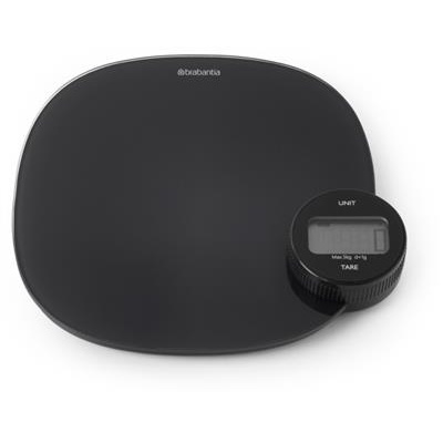 [55962] Weegschaal m/dynamo Tasty+ Brabantia dark grey