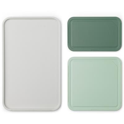 [55997] set van 3 snijplanken m/dienblad Tasty+ Brabantia