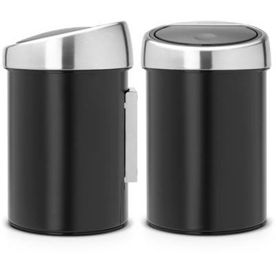 [57618] Prullenbak 3.0l touch bin matt black