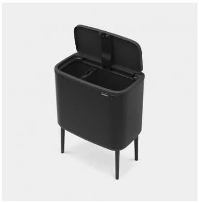 [9551] Prullenbak 11+23l Bo touch Brabantia zwart