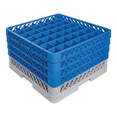 [2636] Voetglazenkorf 49 compartimenten (h)26.0x50.0x50.0cm