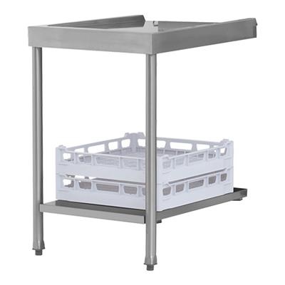 [2873] Aan/ afvoertafel ten behoeve van vaatwasmachine l70.0cm