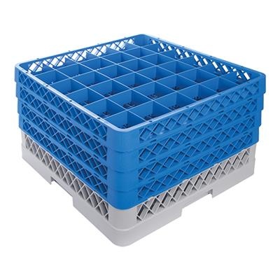 [2937] Voetglazenkorf 36 compartimenten (h)26.0x50.0x50.0cm