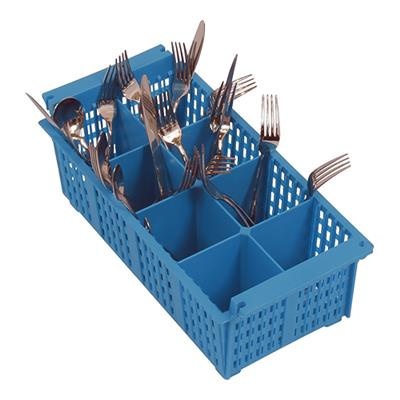 [2953] Bestekkorf 15.5(h)x43.0x21.0cm 8  compartimenten 