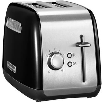[54804] Broodrooster 2 sleuven kitchenaid zwart