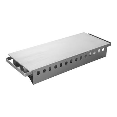 [5502] Rechaud 48.0x17.5x(h)7.0cm RVS 3 pits