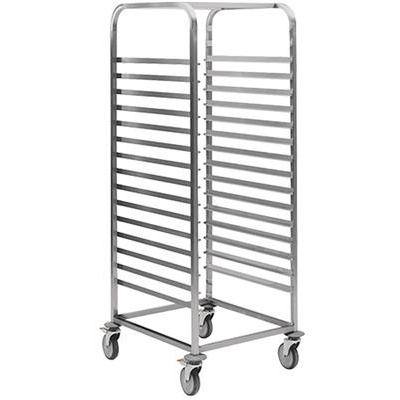 [55089] Regaalwagen bakkery norm 15-geleiders