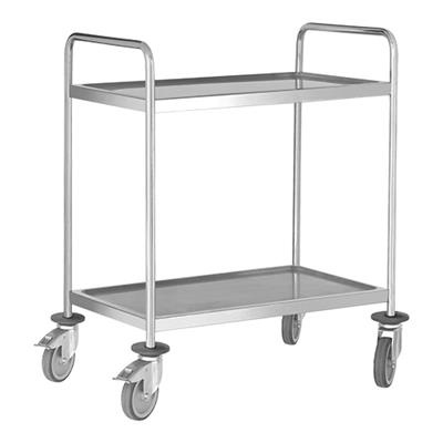 [5555] Serveerwagen 90.0x50.0cm zwaar 2 bladen