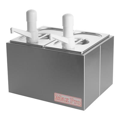 [7336] Sausdispenser 1/4GN RVS kunstof dispenser