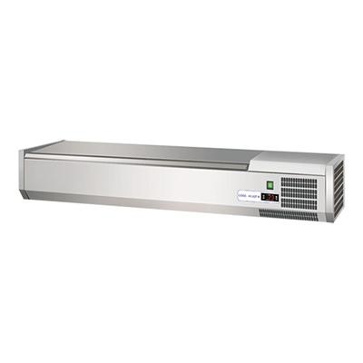 [8762] Opzetkoelvitrine 120.0cm (3x1/3 + 1x 1/2) met deksel