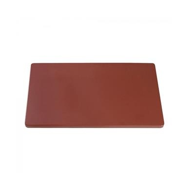 [0785] Snijplank 50.0x30.0cm(h)2.0cm bruin zonder geul