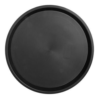 [10048] Dienblad rond 30.0cm zwart anti-slip