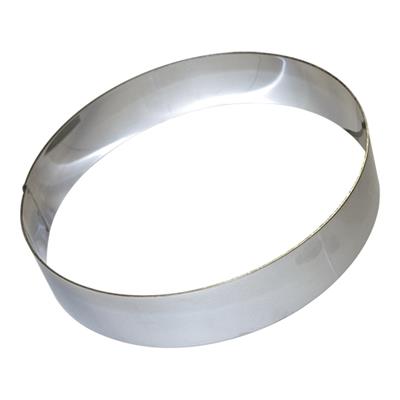 [2222] Taartring 22.0cm RVS