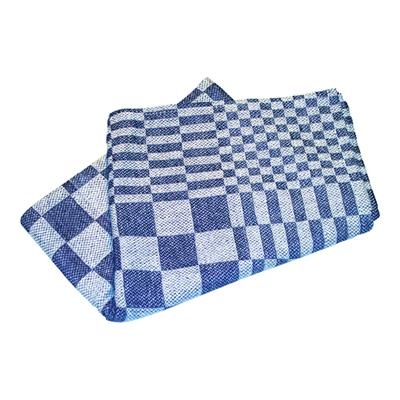 [2398] Keukendoek (thee) katoen 65x65cm blauw