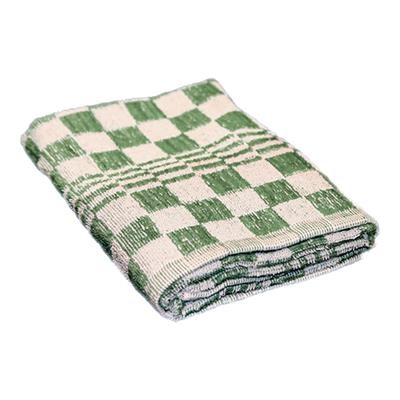 [2606] Keukendoek (hand) katoen 48x48cm groen