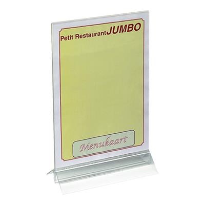 [2682] Menustandaard a4 plexiglas